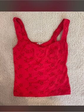 Red FP tank top